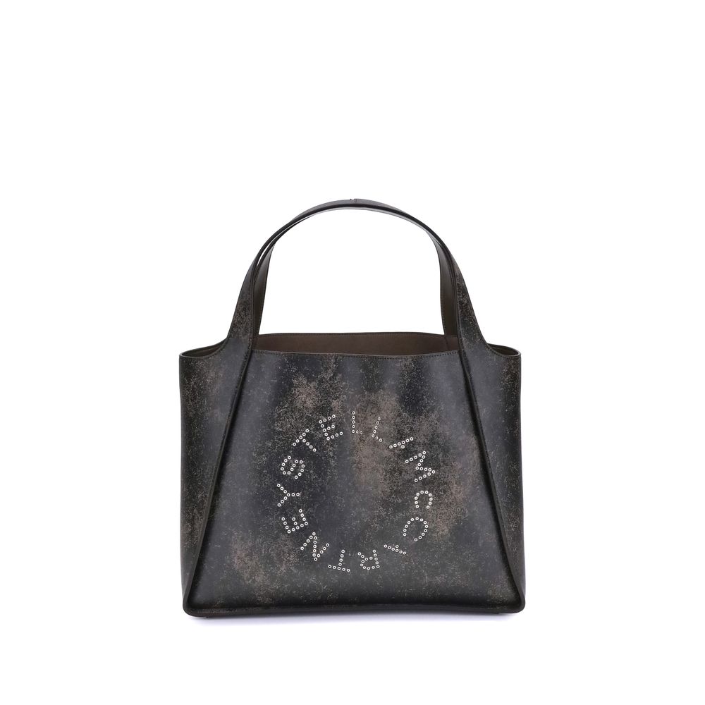 Stella McCartney Schultertasche aus Kalbshaut in Braun Bos Taurus